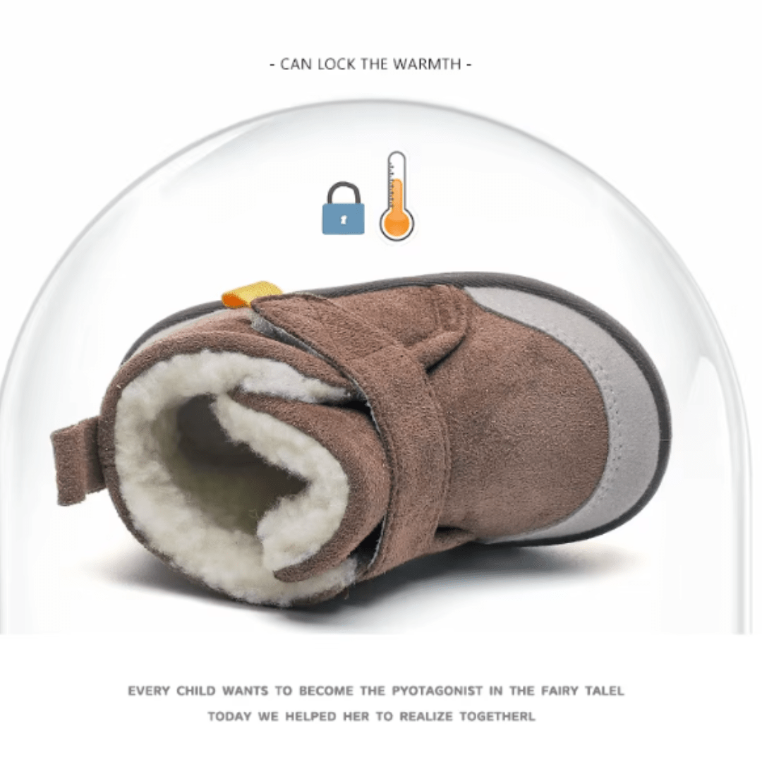 Niftiva™ Infant Winter Boots – Plush and Soft Sole Baby Snow Shoes
