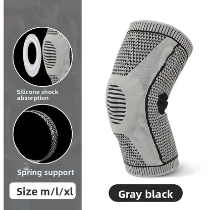 Silicone knee pad for outdoor sports and professional fitness